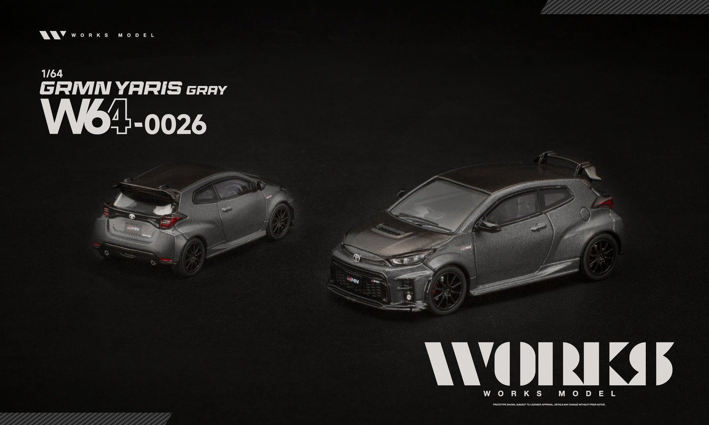 [PRE-ORDER] Works Model Toyota GRMN Yaris - Gray