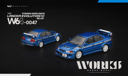 [PRE-ORDER] Works Model Mitsubishi Lancer Evolution V1 - Tommi Makinen Blue