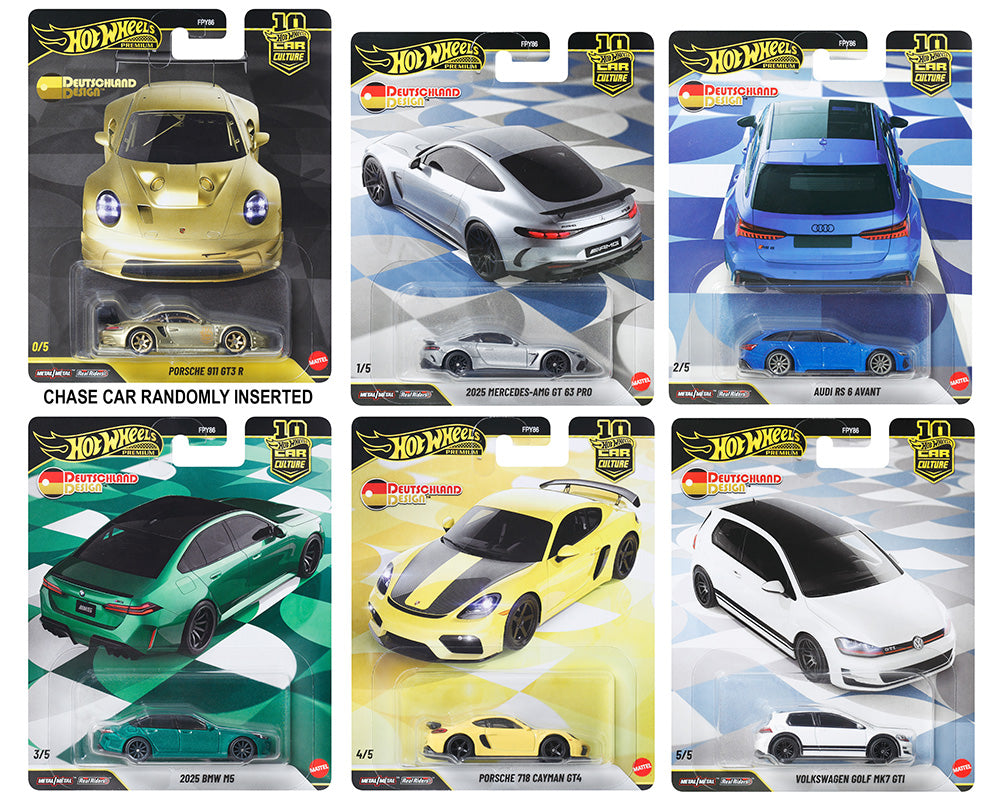 [PRE-ORDER] Hot Wheels Car Culture 10th Anniversary (Set of 5) – DEUTSCHLAND DESIGN