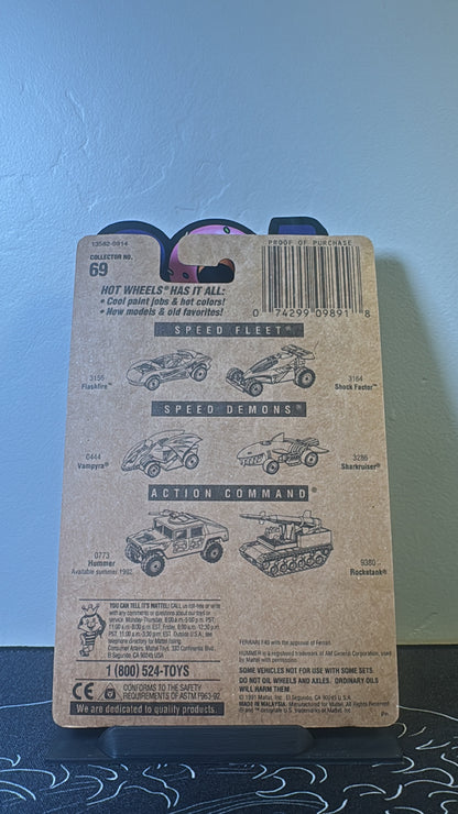Hot Wheels Gold Medal Speed Ferrari F40 Collector No. 69 (UH Wheel Variation)