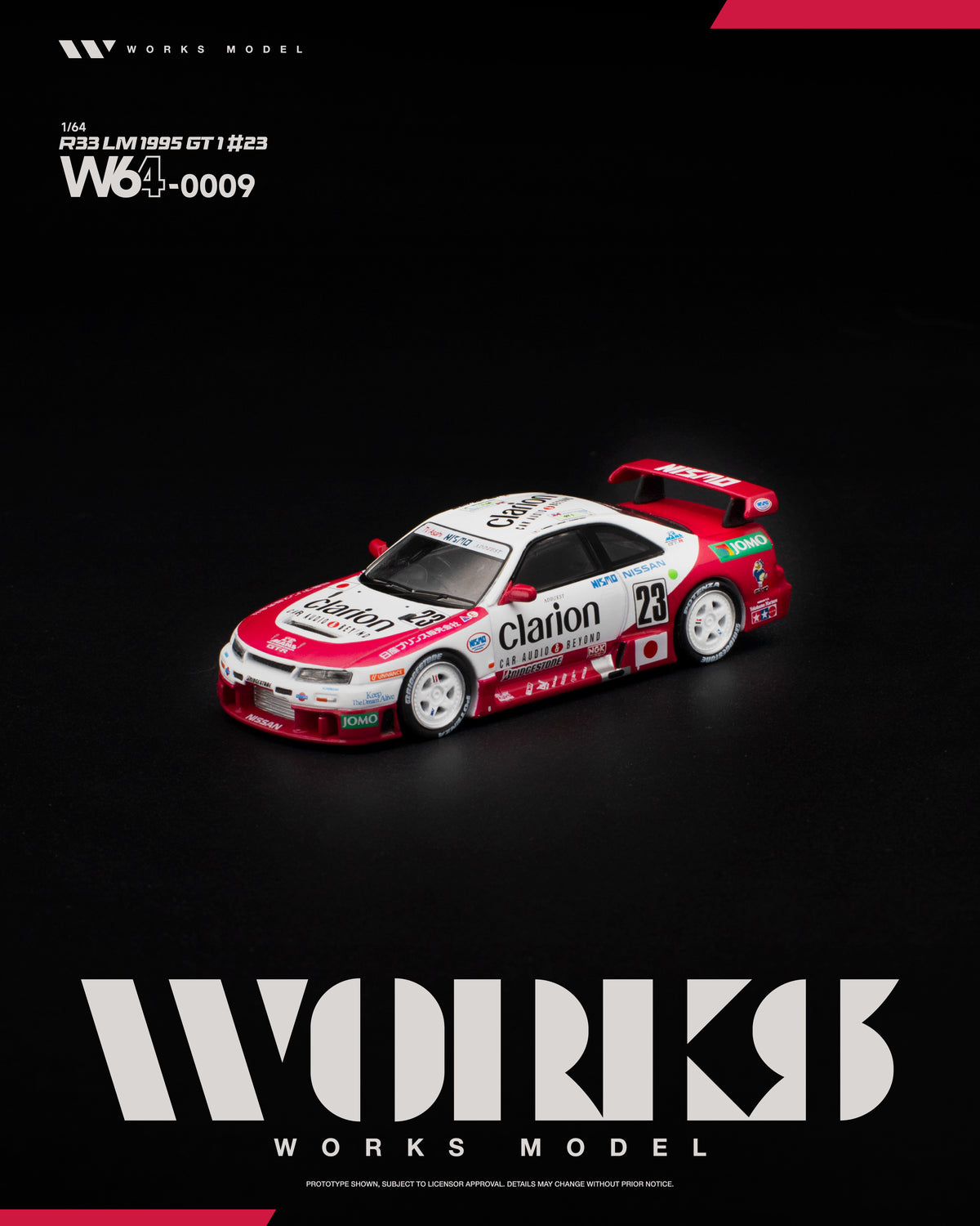 [PRE-ORDER] Works Model R33 LM - 1995 GT1 #23