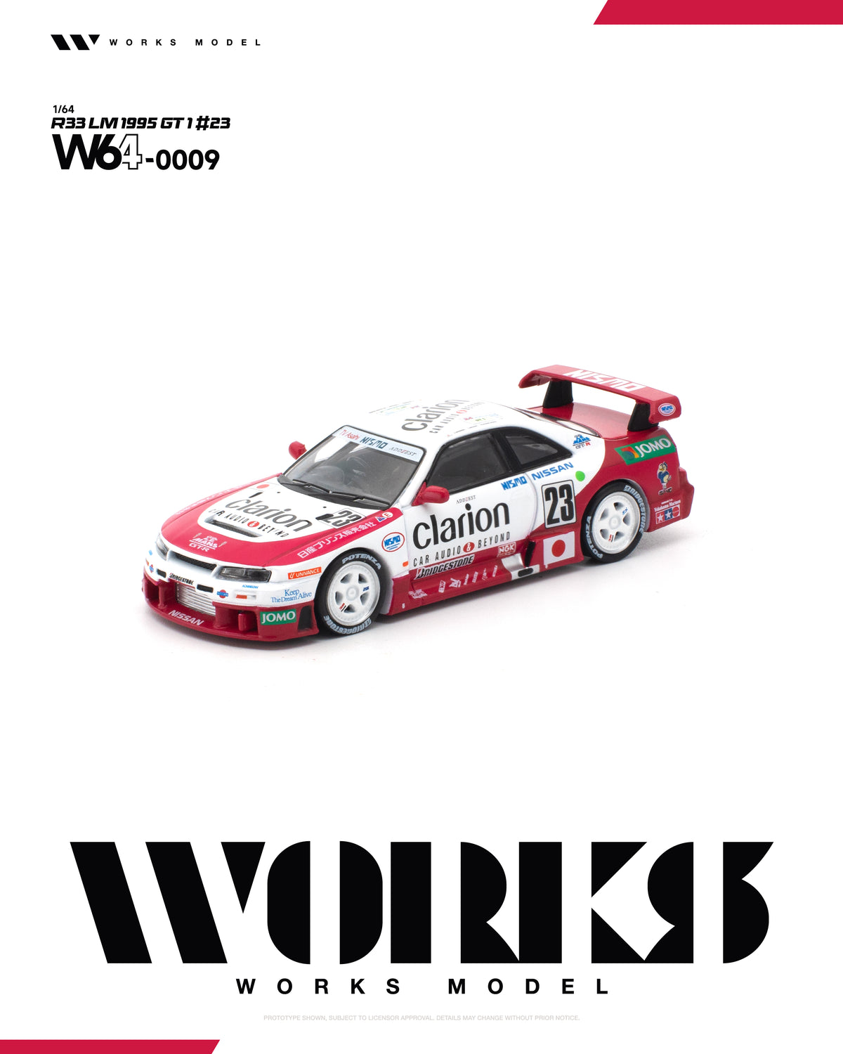 [PRE-ORDER] Works Model R33 LM - 1995 GT1 #23