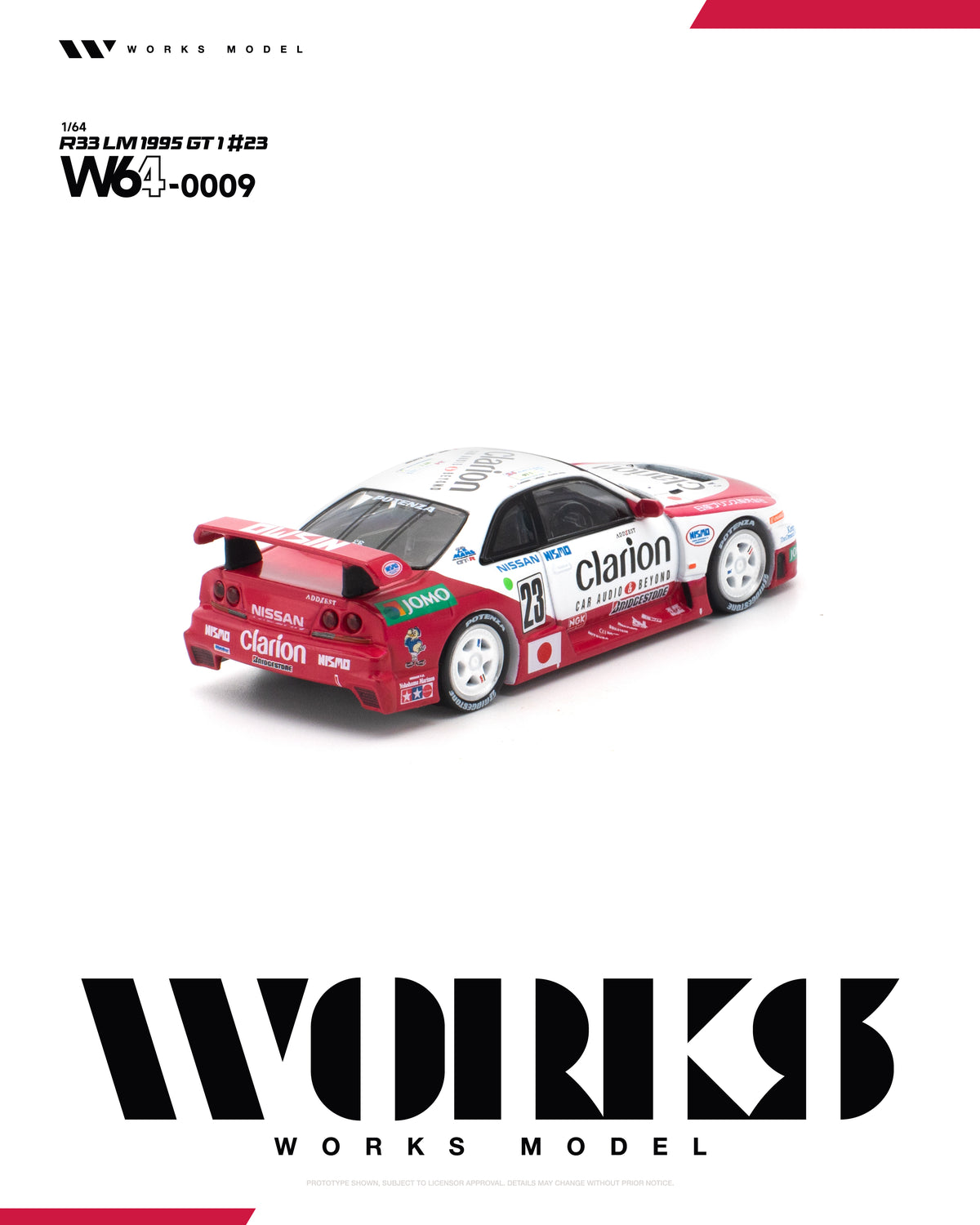 [PRE-ORDER] Works Model R33 LM - 1995 GT1 #23