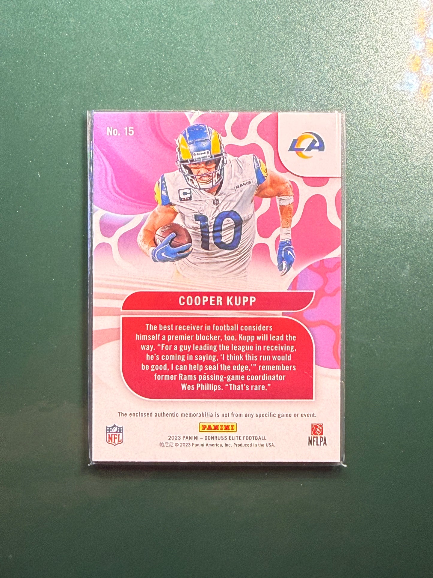 2023 Donruss Elite Cooper Kupp Patch #15 /49