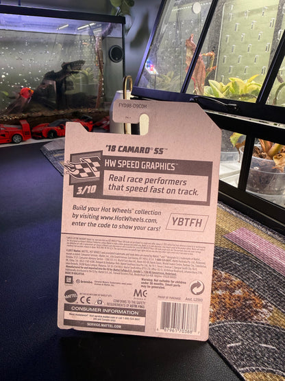 Hot Wheels Factory Sealed '18 Camaro SS 26/250