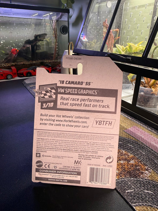 Hot Wheels Factory Sealed '18 Camaro SS 26/250