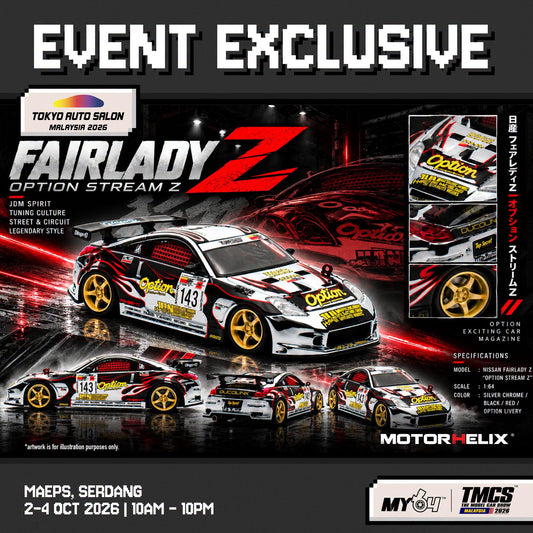 [PRE-ORDER] [Tokyo Auto Salon Malaysia] MOTORHELIX Nissan Fairlady Z - The Option