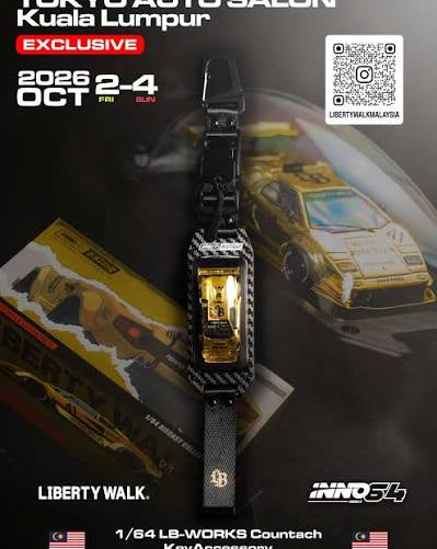 [PRE-ORDER] [Tokyo Auto Salon Malaysia] INNO64 x Dstand LB-Works Lamborghini Countach
