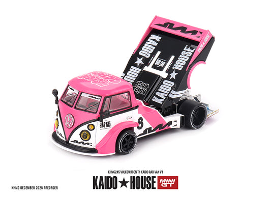 [PRE-ORDER] Kaido House x Mini GT Volkswagen T1 KAIDO RADVAN V1 - Pink