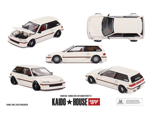 [PRE-ORDER] Kaido House x Mini GT Honda Civic (EF) Kaido Street V1