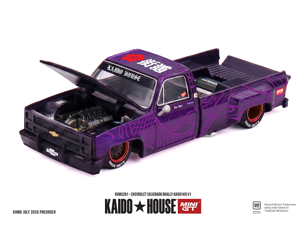 [PRE-ORDER] Kaido House x Mini GT Chevrolet Silverado Dually KAIDO Koi V1