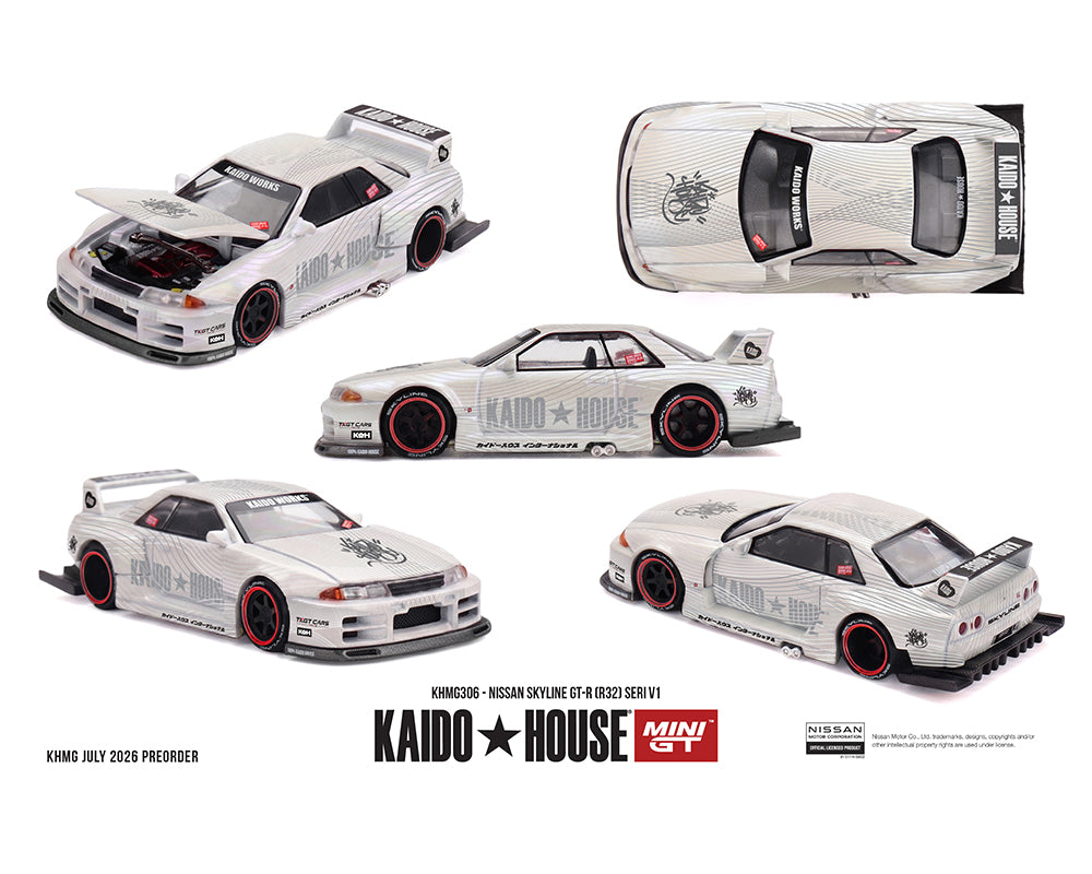 [PRE-ORDER] Kaido House x Mini GT Nissan Skyline GT-R (R32) SERI V1