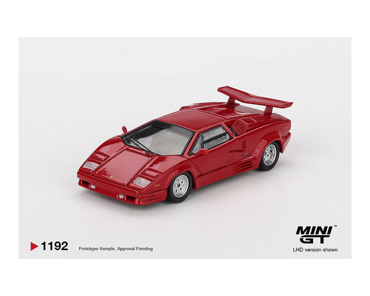 [PRE-ORDER] Mini GT #1136 Lamborghini Countach 25th Anniversary - Red