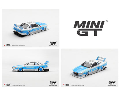 [PRE-ORDER] Mini GT Nissan Skyline GT-R (R32) LBWK Kaido Works AMOCULTURE – Limited Edition