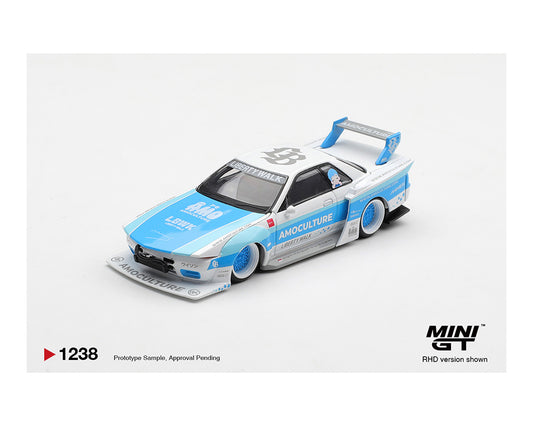 [PRE-ORDER] Mini GT Nissan Skyline GT-R (R32) LBWK Kaido Works AMOCULTURE – Limited Edition