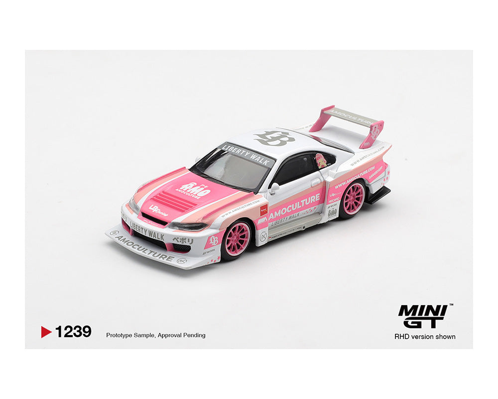[PRE-ORDER] Mini GT Nissan Silvia (S15) LB-Super Silhouette AMOCULTURE – Limited Edition