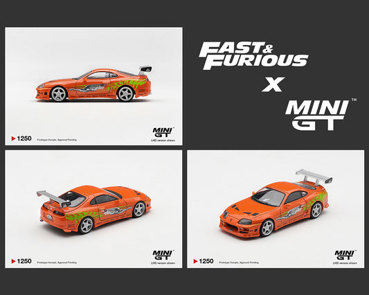 [PRE-ORDER] Mini GT Fast & Furious Toyota Supra BOMEX “The Fast and the Furious” Brian O’Conner - Limited Edition