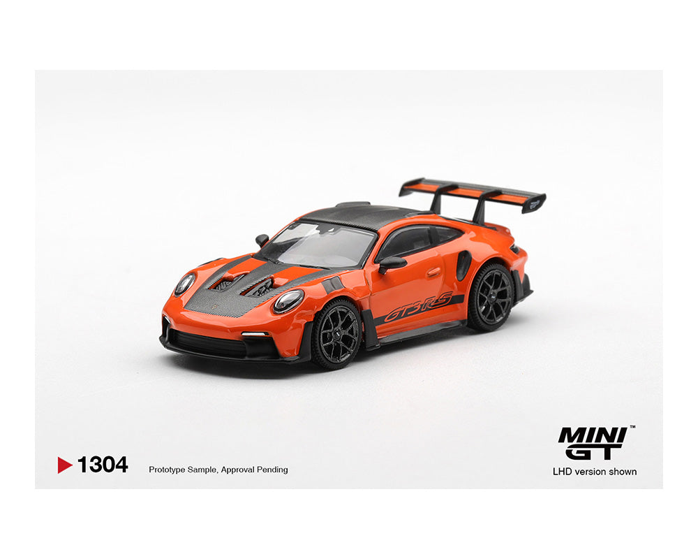 [PRE-ORDER] Mini GT Porsche 911 (992) GT3 RS Weissach Package – Gulf Orange