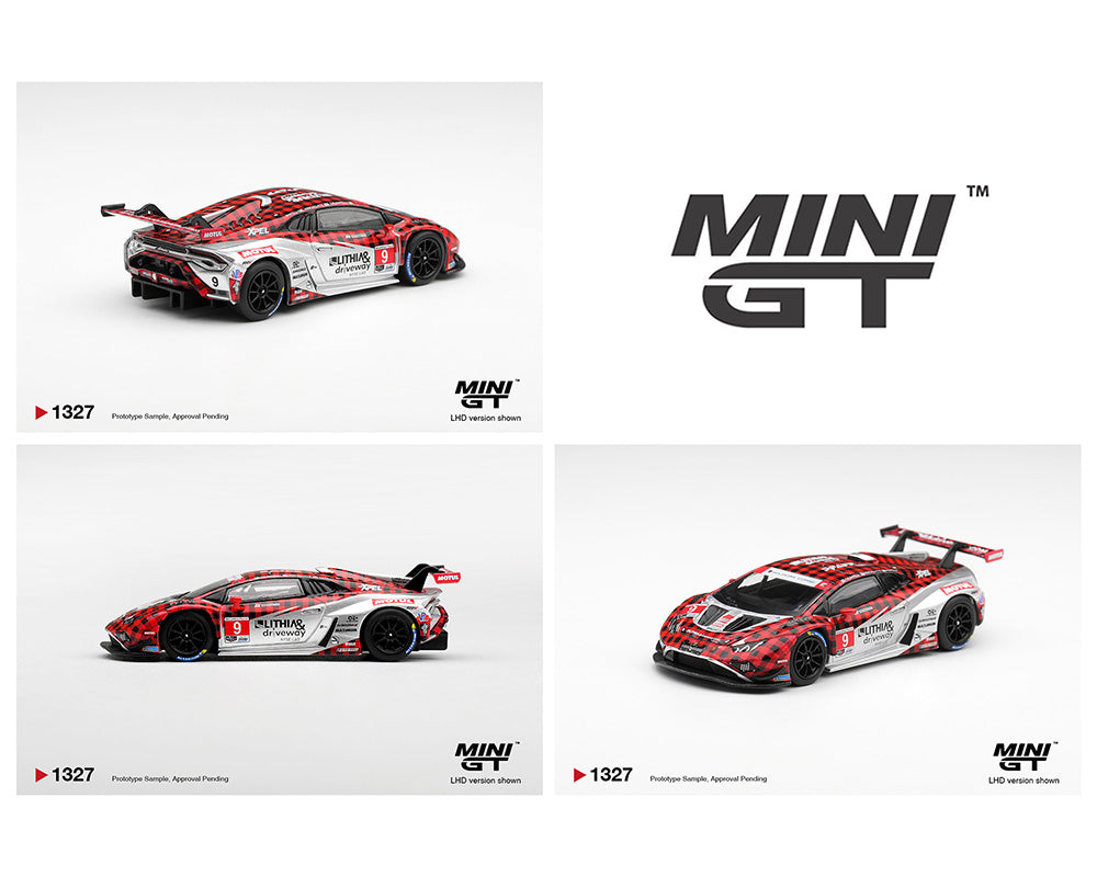 [PRE-ORDER] Mini GT Lamborghini Huracan GT3 EVO2 #9 Pfaff Motorsports 2025 IMSA WeatherTech GTD Pro