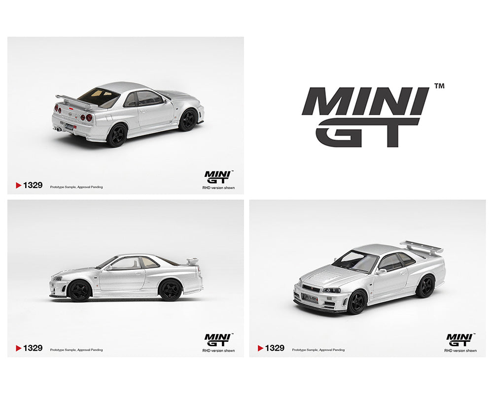 [PRE-ORDER] Mini GT Nissan NISMO R34GT-R Z-tune - Silver