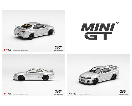 [PRE-ORDER] Mini GT Nissan NISMO R34GT-R Z-tune - Silver