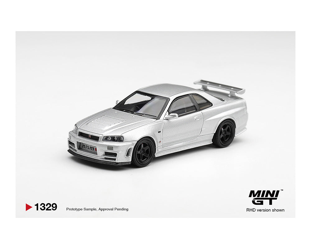 [PRE-ORDER] Mini GT Nissan NISMO R34GT-R Z-tune - Silver