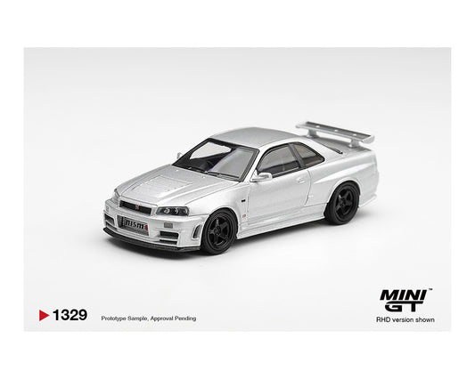 [PRE-ORDER] Mini GT Nissan NISMO R34GT-R Z-tune - Silver
