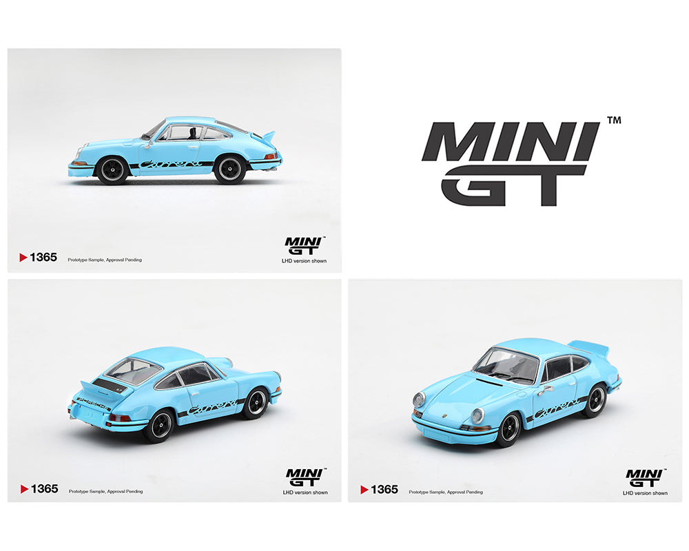 [PRE-ORDER] Mini GT Porsche 911 Carrera RS 2.7 – Gulf Blue with Black