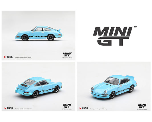 [PRE-ORDER] Mini GT Porsche 911 Carrera RS 2.7 – Gulf Blue with Black
