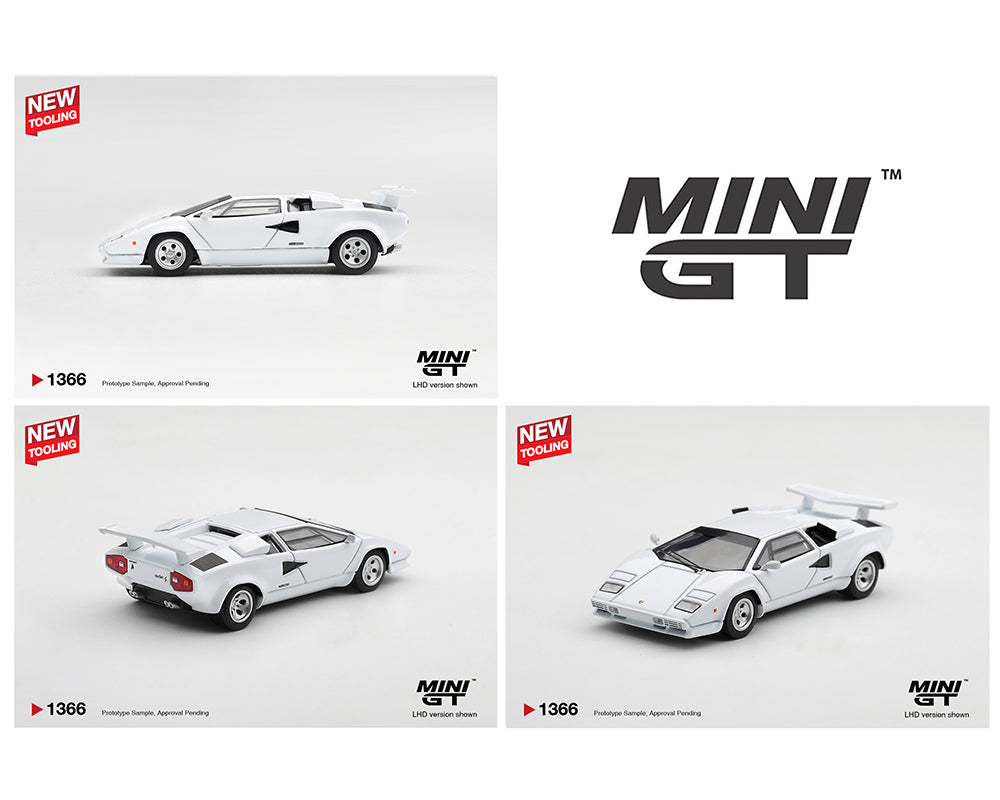 [PRE-ORDER] Mini GT Lamborghini Countach LP500S - White