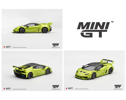 [PRE-ORDER] Mini GT Lamborghini Huracán LB★WORKS - Lime Metallic