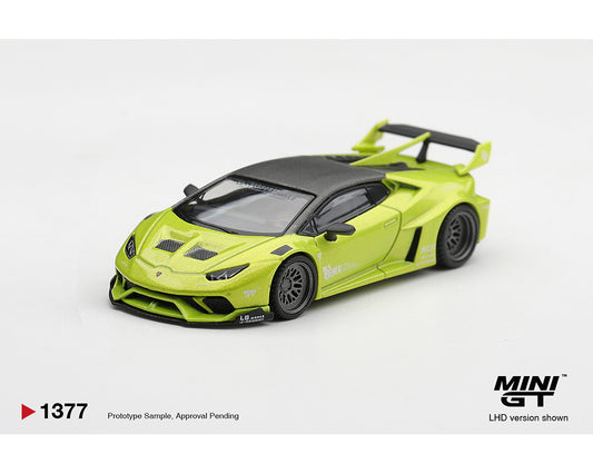 [PRE-ORDER] Mini GT Lamborghini Huracán LB★WORKS - Lime Metallic
