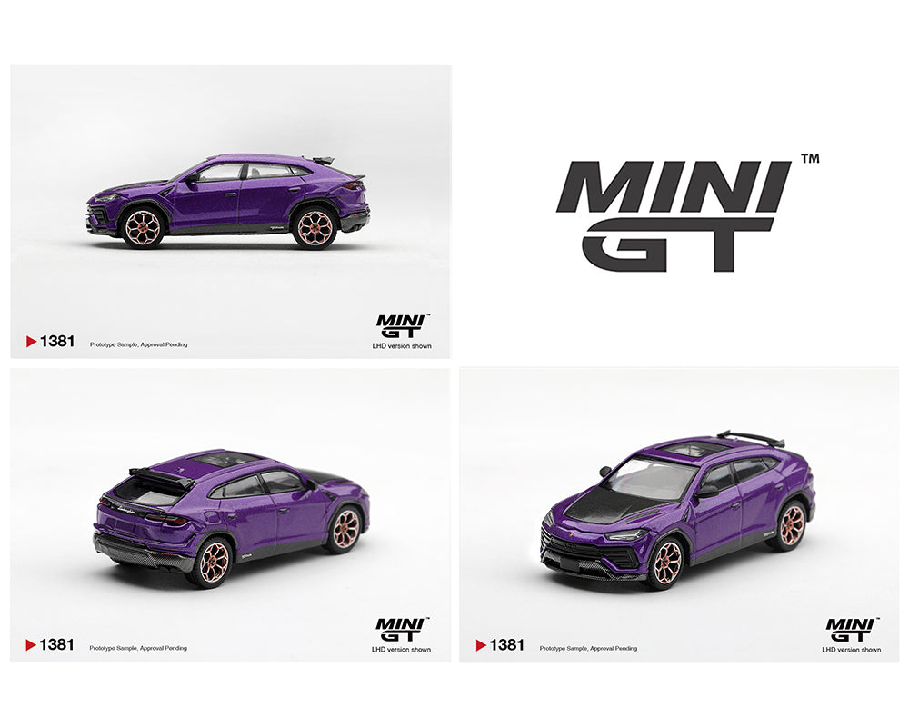 [PRE-ORDER] Mini GT Lamborghini Urus Performante - Viola Pasifae