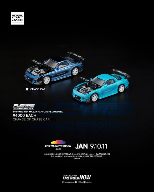 [PRE-ORDER] [TOKYO AUTO SALON 2026] Pop Race Mazda RX7 FD3S RE-AMEMIYA