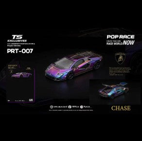[PRE-ORDER] Pop Race x TS Exclusives Lamborghini Countach LPI 800-4 - Purple Chrome