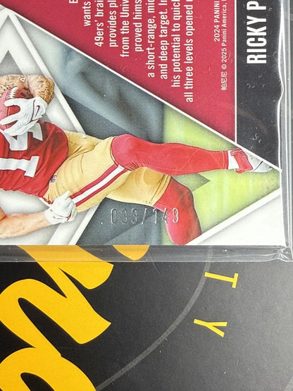 Ricky Pearsall 2024 Phoenix Rising Rookies Dual Patch Autograph /149