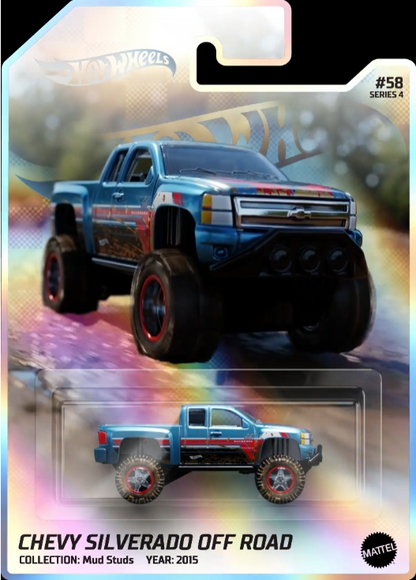 Hot Wheels NFTH Garage Series 4 Chevy Silverado Off Road