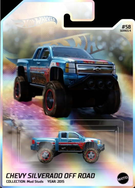 Hot Wheels NFTH Garage Series 4 Chevy Silverado Off Road