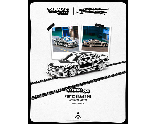 [PRE-ORDER] Tarmac Works 1:64 Vertex Silvia S14 – Designed by JOSHUA VIDES