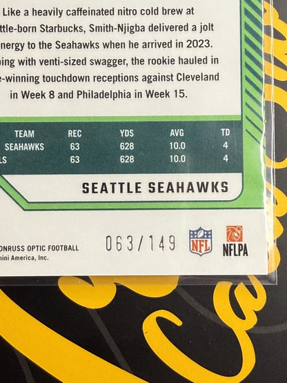 Jaxon Smith-Njigba 2024 Optic Flex Emoji #180 /149