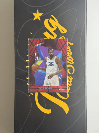 2024-25 Topps Finest Kevin Durant Red Black Geometric Refractor /10