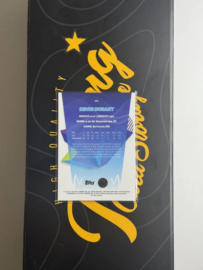 2024-25 Topps Finest Kevin Durant Red Black Geometric Refractor /10