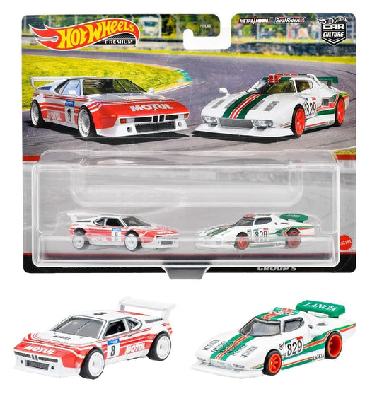 Hot Wheels Premium Car Culture 2 Pack BMW M1 Procar & Lancia Stratos Group 5