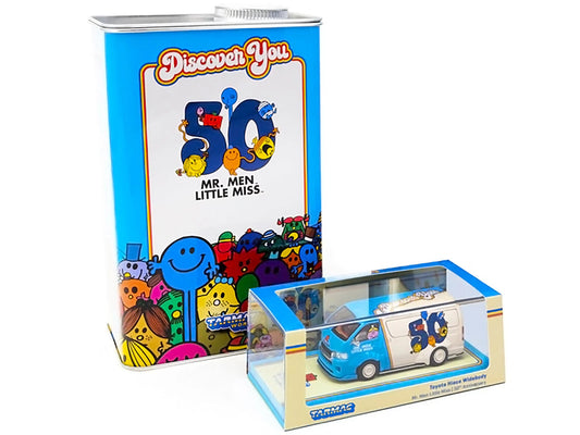 Tarmac Works Toyota Hiace Widebody - 50th Anniversary Oil Can Mr. Men Little Miss