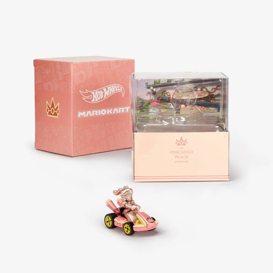 Hot Wheels Collectors Mario Kart Pink Gold Peach