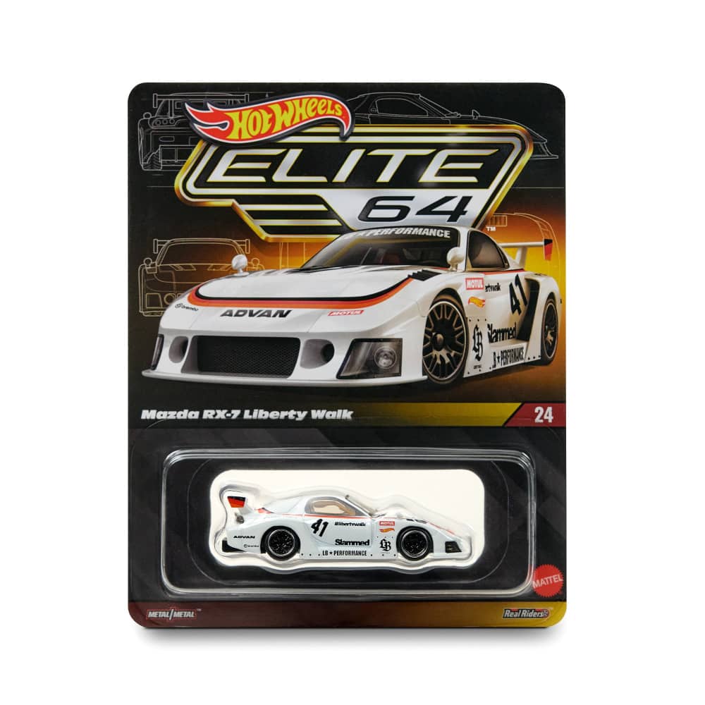 Hot Wheels Elite 64 Mazda RX-7 Liberty Walk