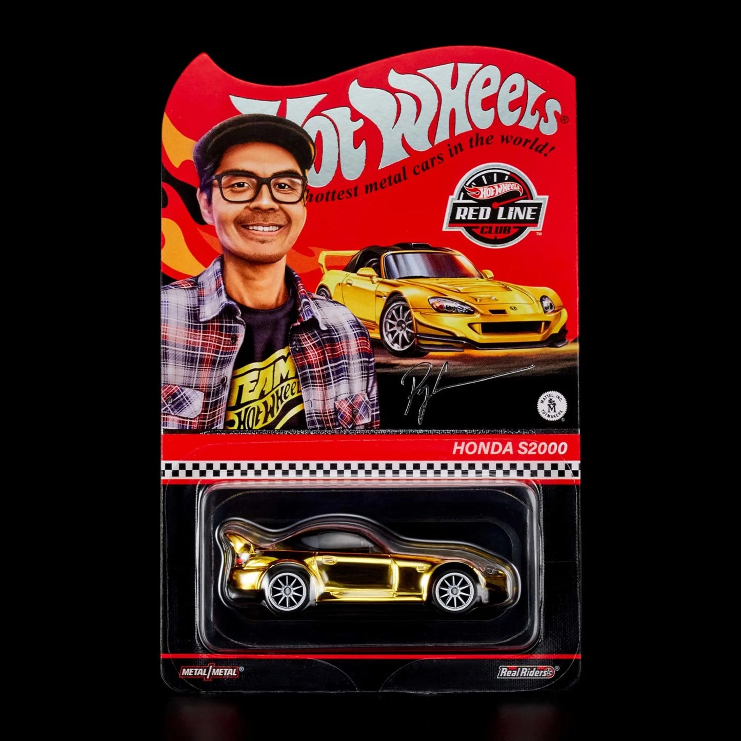 Hot Wheels Red Line Club Exclusive Gold Honda S2000